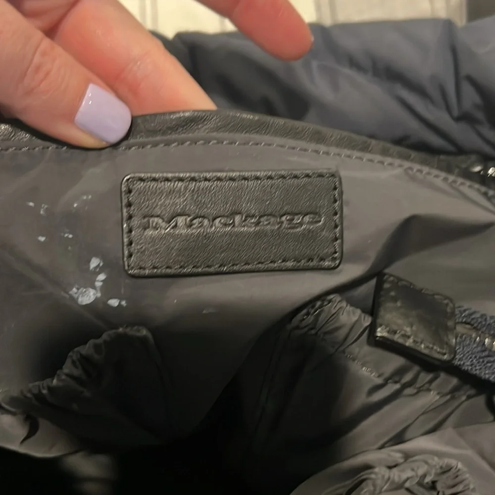Mackage Emmi Diaper Bag Navy